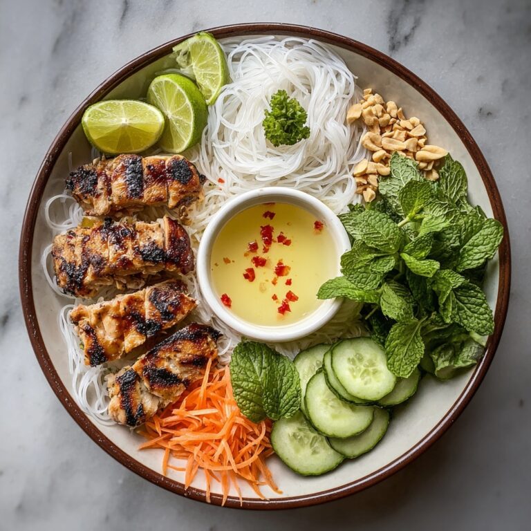 Vietnamese Noodles with Lemongrass Chicken Recipe