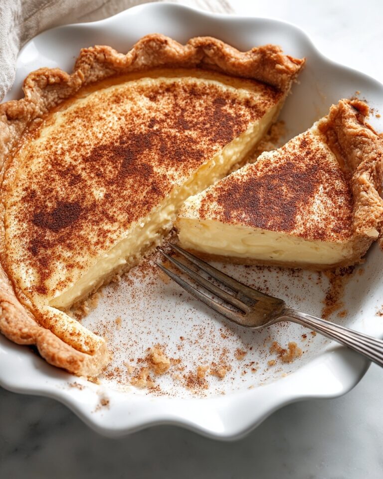 Classic Vanilla Custard Pie Recipe