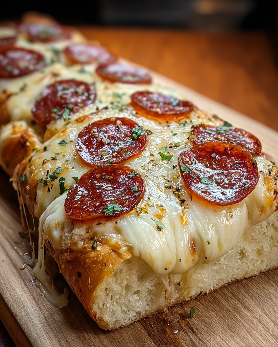 Cheesy Pepperoni Stromboli Recipe - Recipe Image