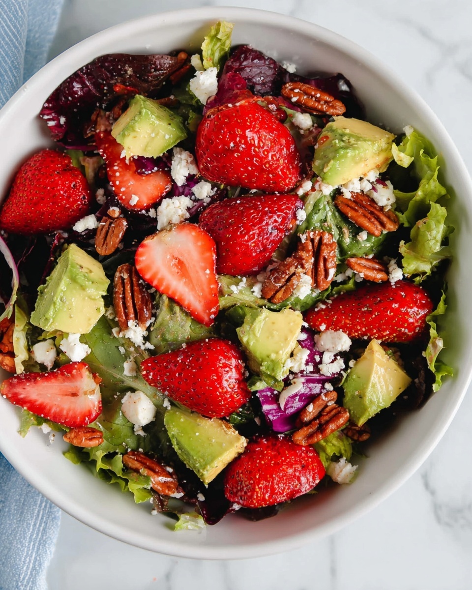 Strawberry Avocado Salad Recipe - Recipe Image