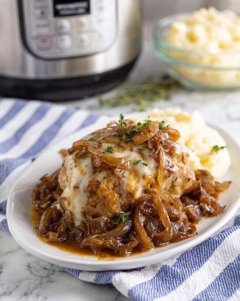 Crockpot French Onion Meatloaf Recipe