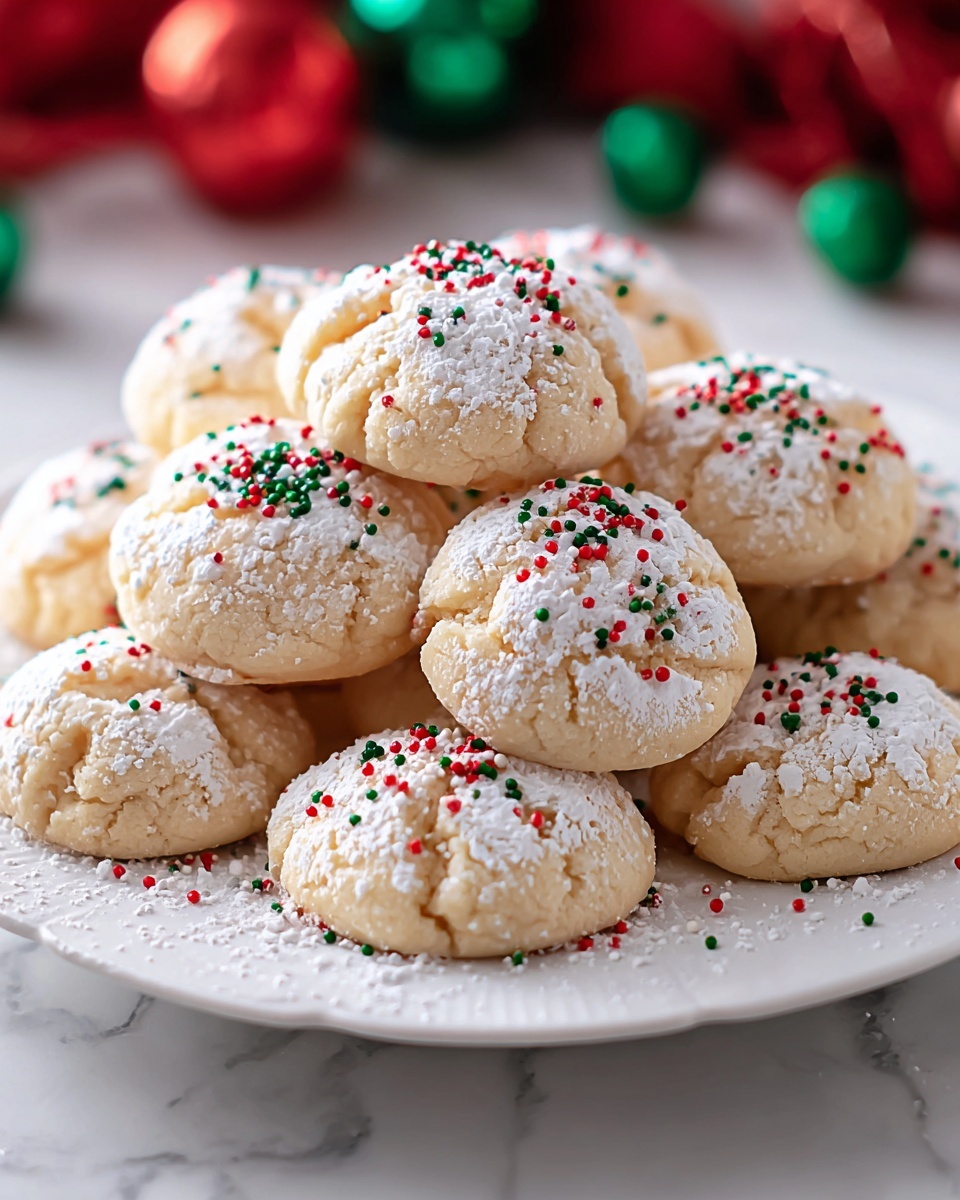 Italian Ricotta Christmas Cookies Recipe - Recipe Image