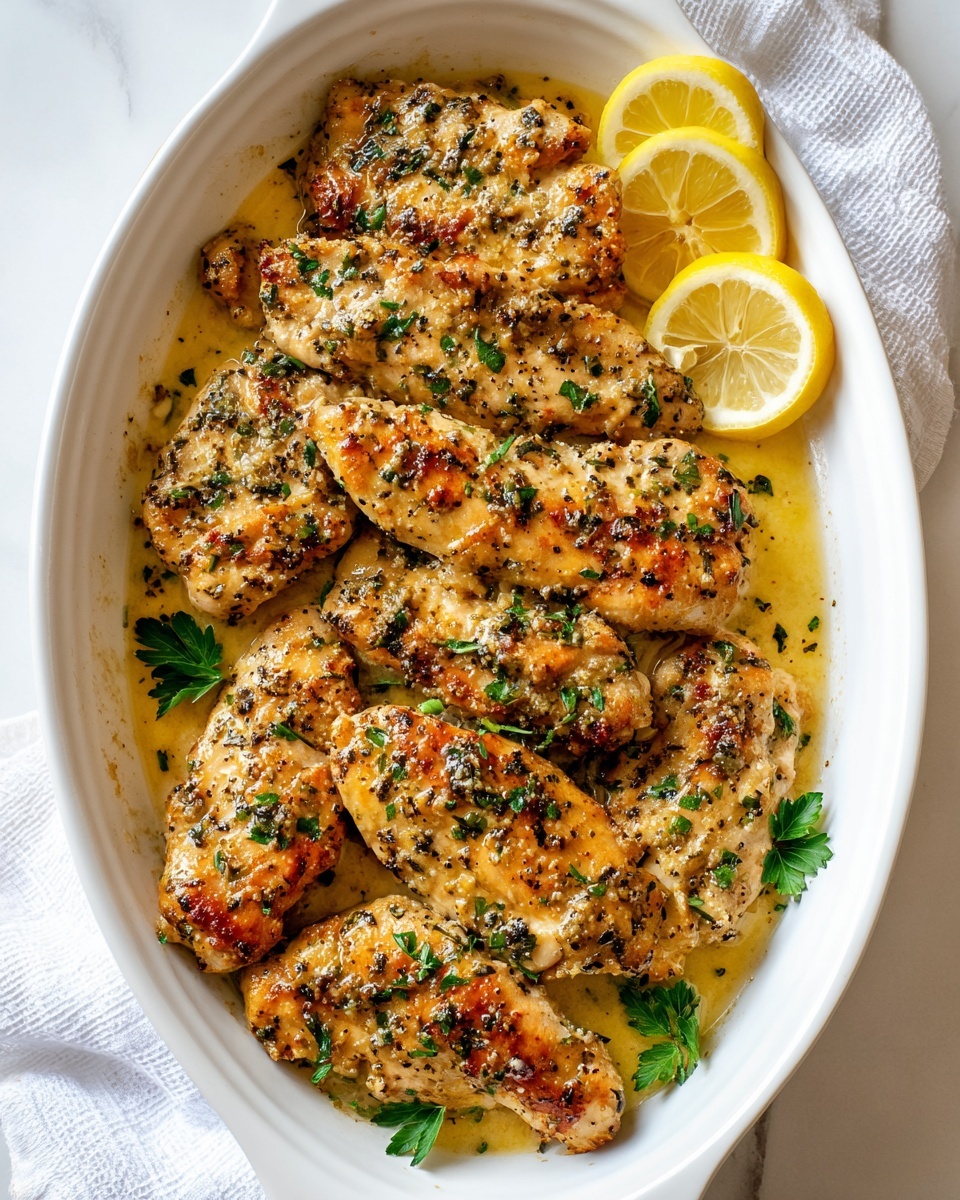 Lemon Butter Chicken Tenders Recipe - Recipe Image