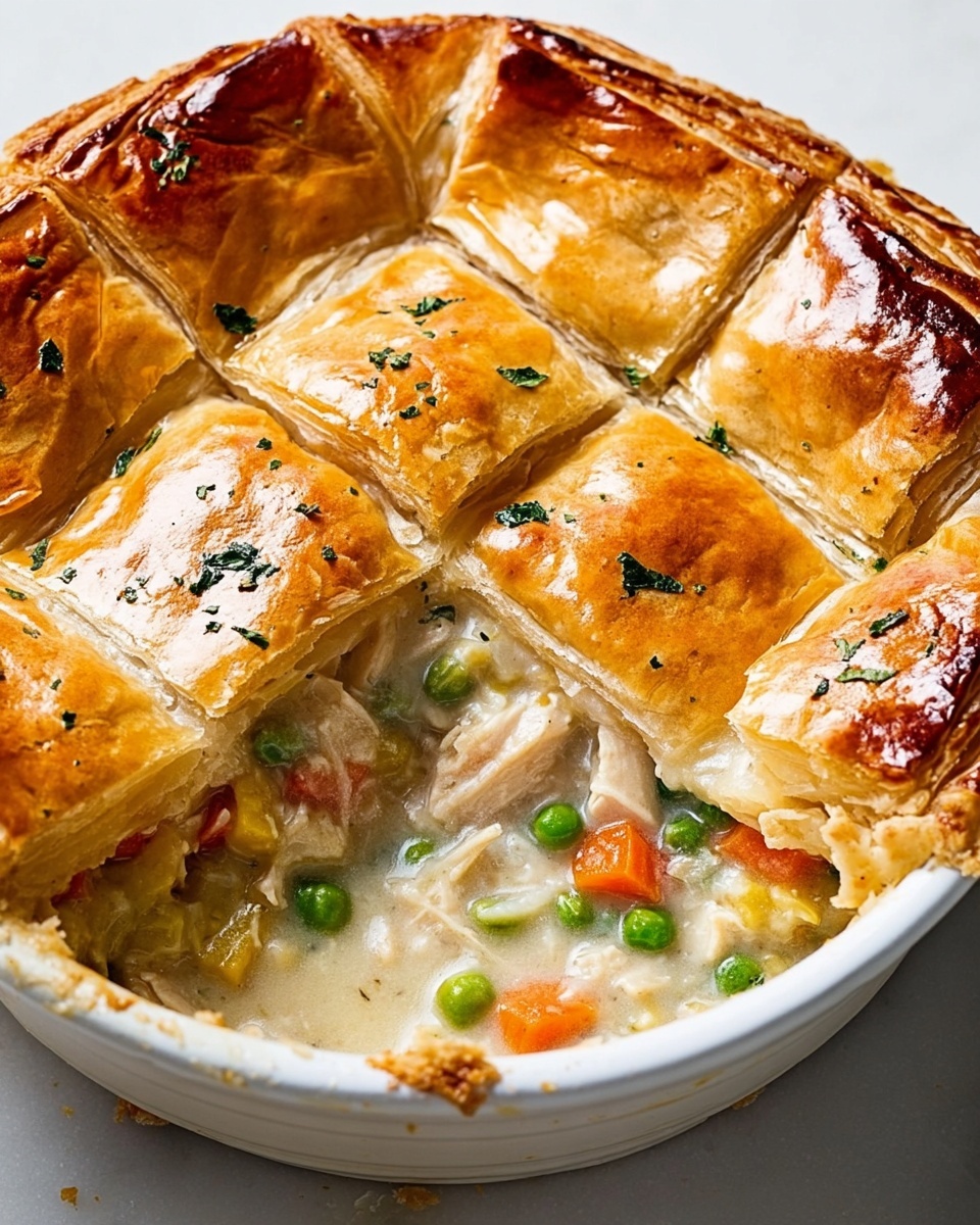 Simple Homemade Chicken Pot Pie Recipe - Recipe Image