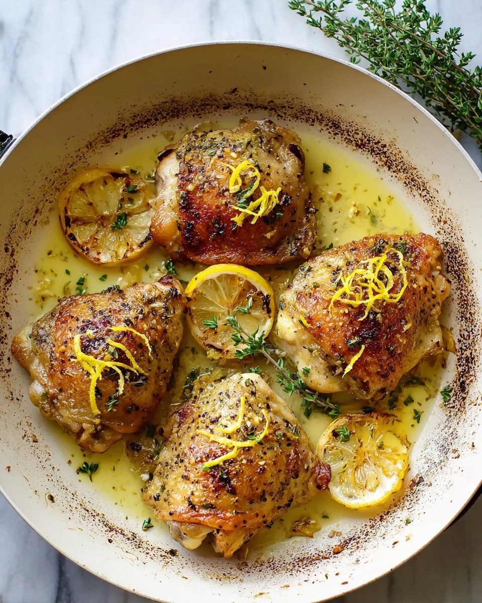Crispy Lemon Chicken Thighs Recipe - Recipe Image