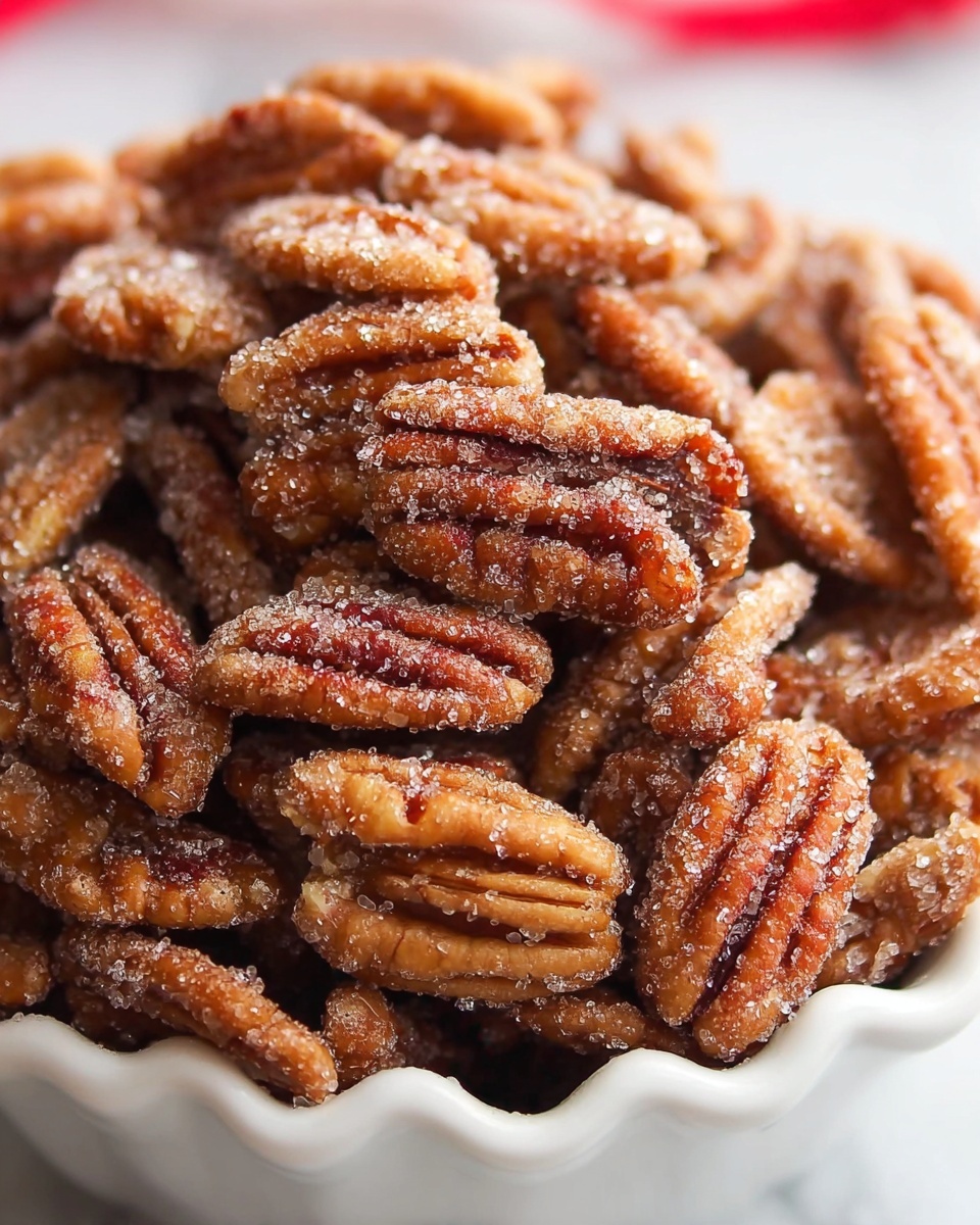 Simple Homemade Candied Pecans Recipe - Recipe Image