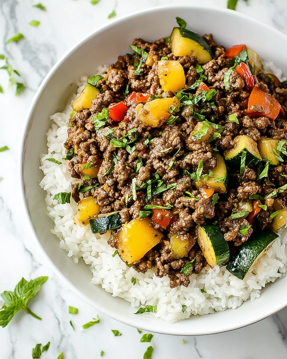 Simple Ground Beef Stir Fry Recipe - Recipe Image