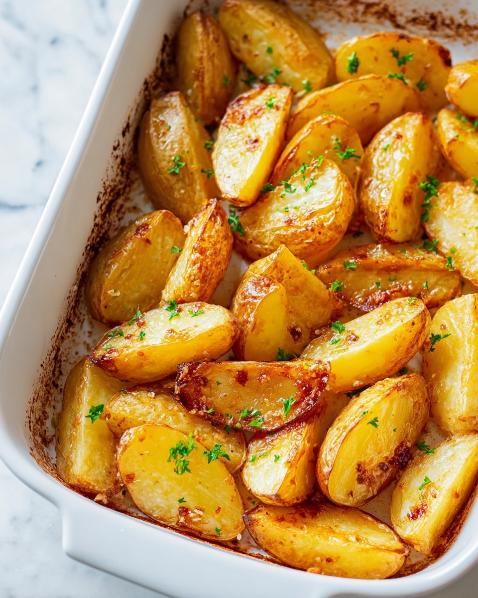 Simple Greek Lemon Potatoes Recipe - Recipe Image