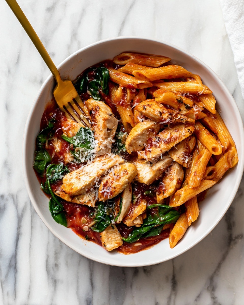 Spicy Chicken Pasta Recipe - Recipe Image