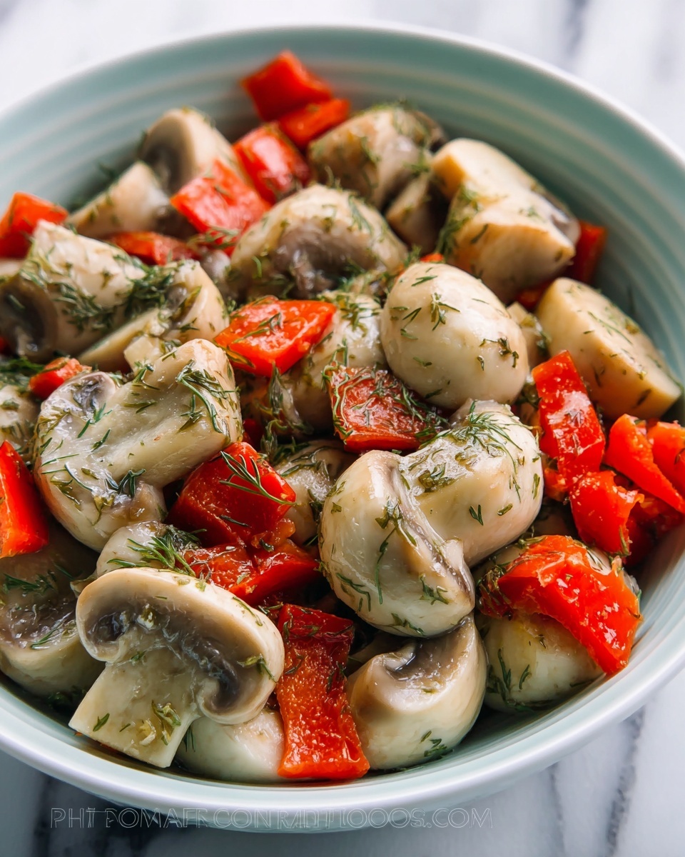 Marinated Mushrooms Recipe - Recipe Image