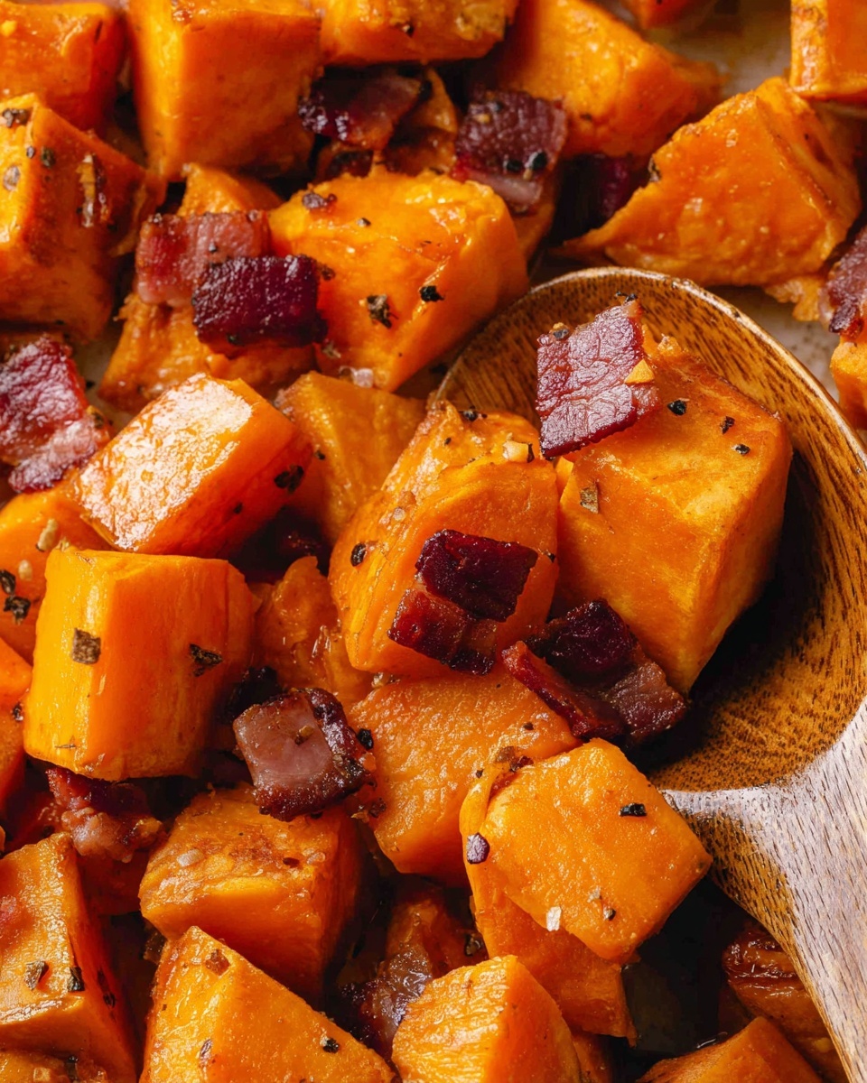 Roasted Sweet Potatoes and Bacon Recipe - Recipe Image