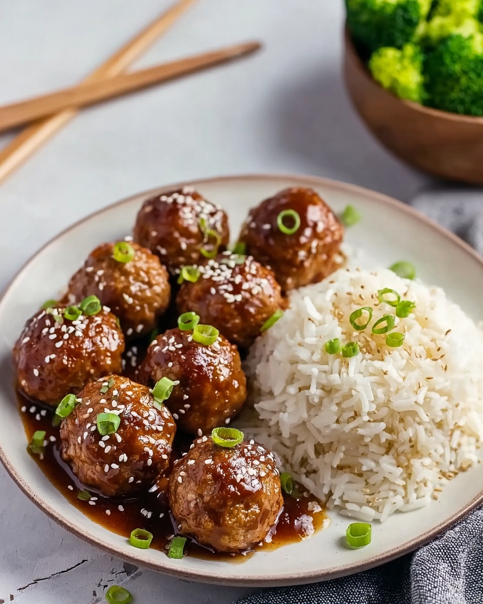 Korean Meatballs with Sweet & Spicy BBQ Flavor Recipe - Recipe Image