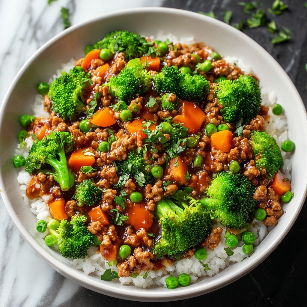 Ground Turkey Teriyaki Stir Fry Recipe - Recipe Image