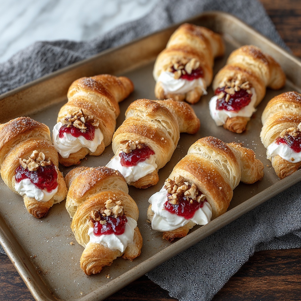 Cranberry Cream Cheese Crescent Bites Recipe - Recipe Image