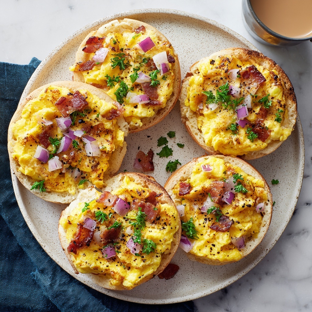 Quiche-Stuffed Bagels Recipe - Recipe Image