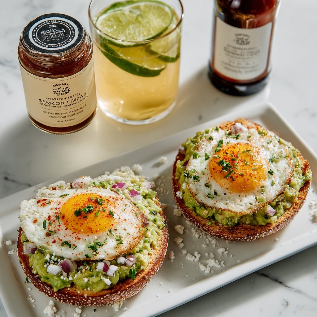 High-Protein Avocado Bagel with Jammy Eggs Recipe - Recipe Image