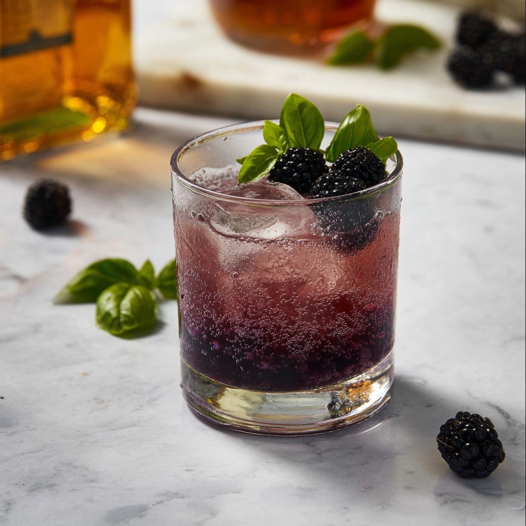 Blackberry Bourbon Smash Recipe - Recipe Image