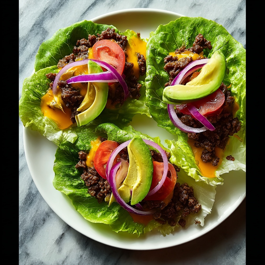 Lettuce Wrap Burgers Recipe - Recipe Image