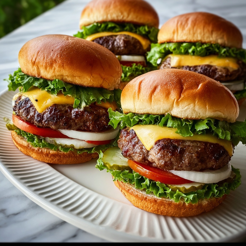 Savory Grilled Crack Burgers Recipe - Recipe Image