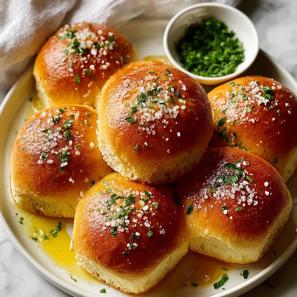 Garlic Butter Bread Rolls Recipe - Recipe Image
