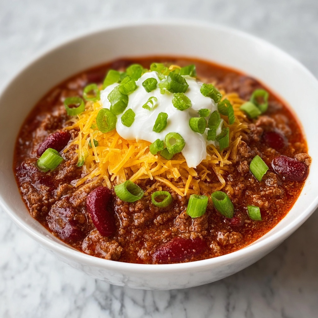 Ground Beef Stovetop Chili Recipe - Recipe Image