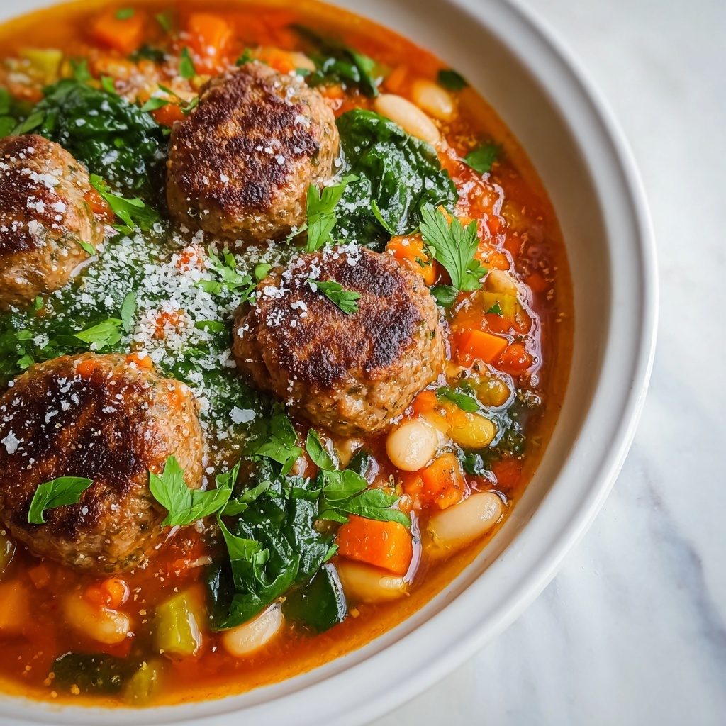 Italian Meatball Soup Recipe - Recipe Image