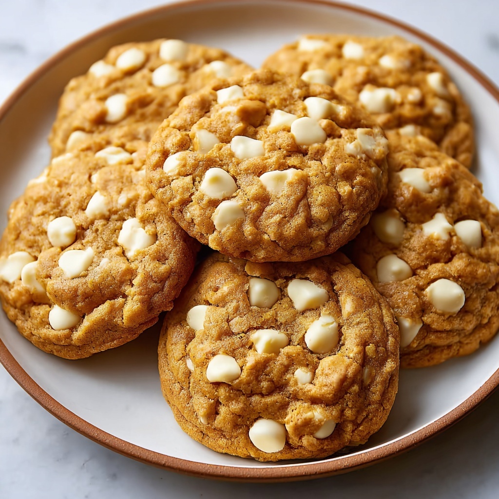 Pumpkin White Chocolate Chip Cookies Recipe - Recipe Image