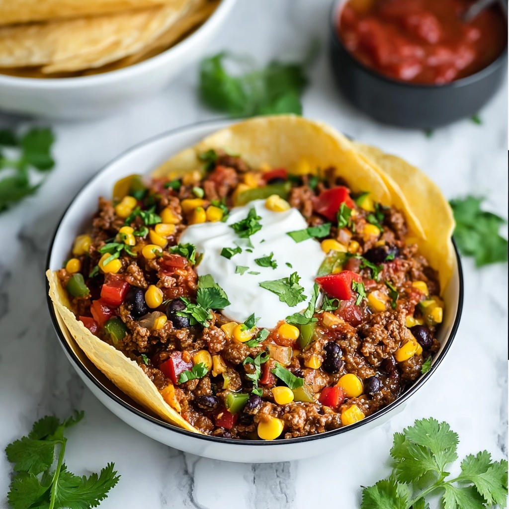 Cheesy Beefy Burrito Delight with Salsa and Sour Cream Recipe - Recipe Image