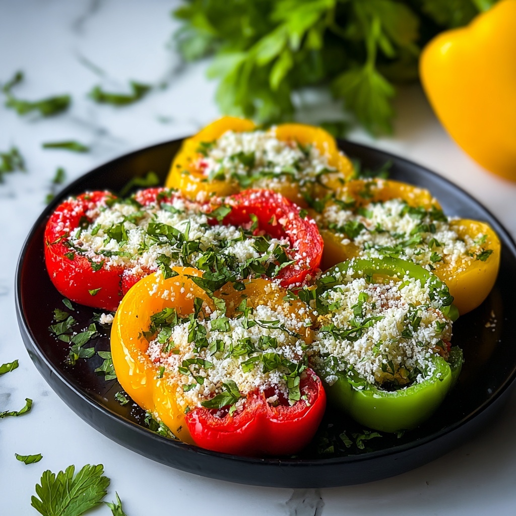 Tricolor Bell Pepper Salad Recipe - Recipe Image