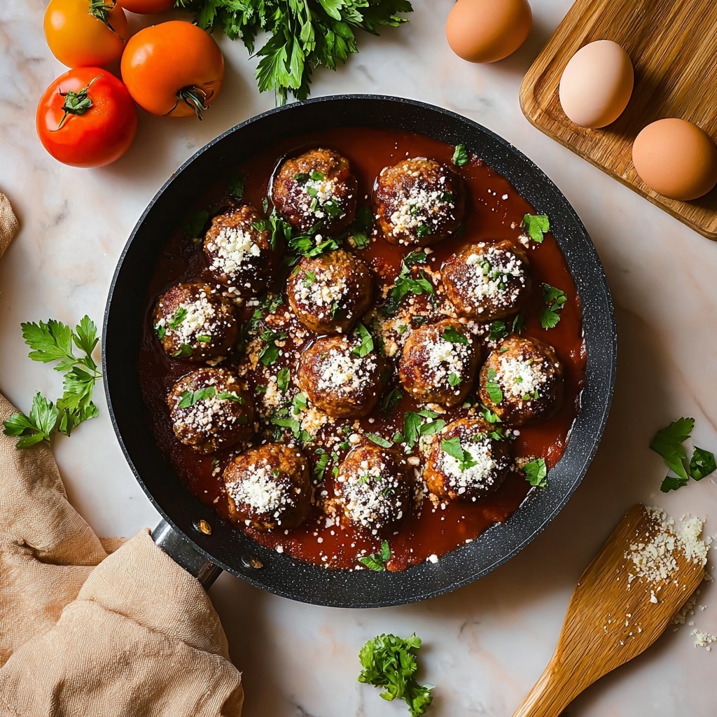 Chicken Parmesan Meatballs Recipe - Recipe Image