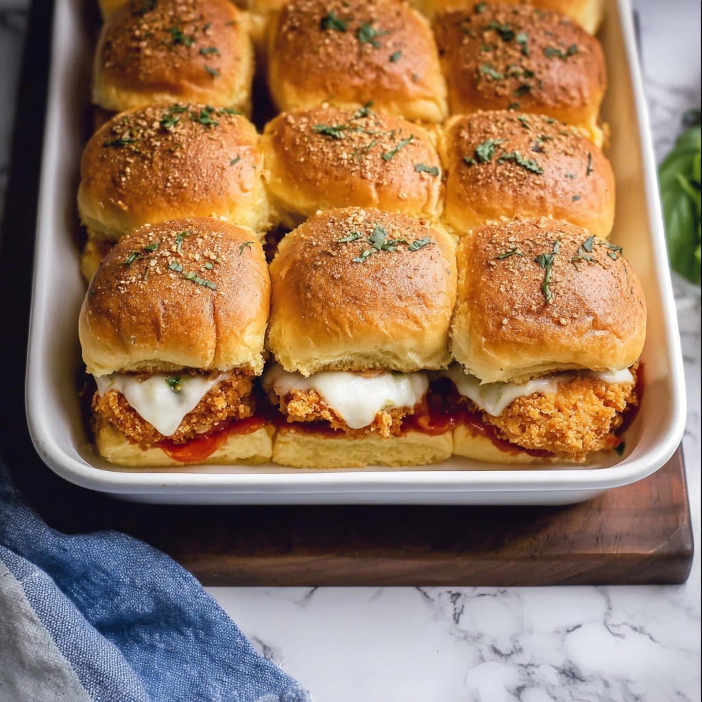 Chicken Parmesan Sliders Recipe - Recipe Image