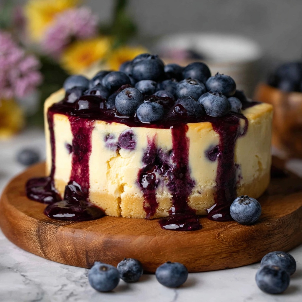 Blueberry Custard Cake Recipe - Recipe Image