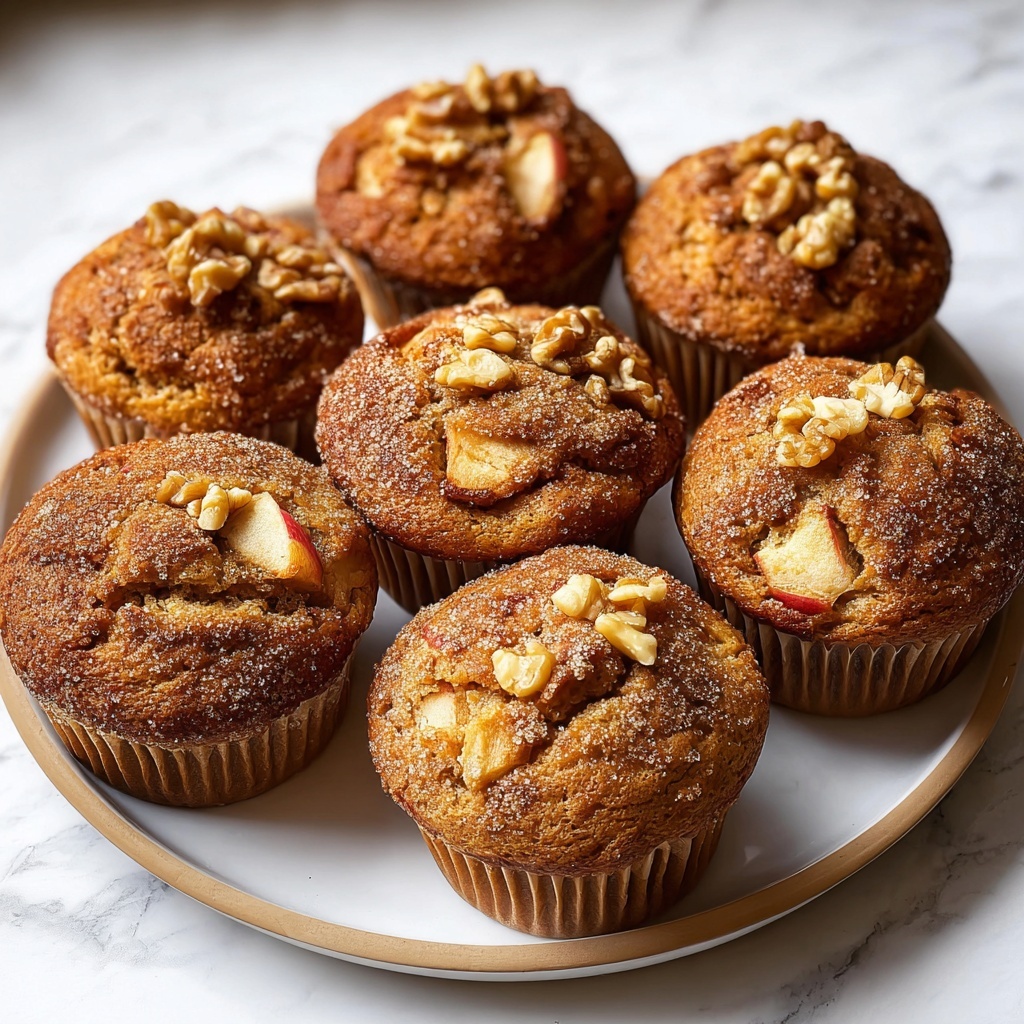 Warm Spiced Cinnamon Apple Muffins Recipe - Recipe Image