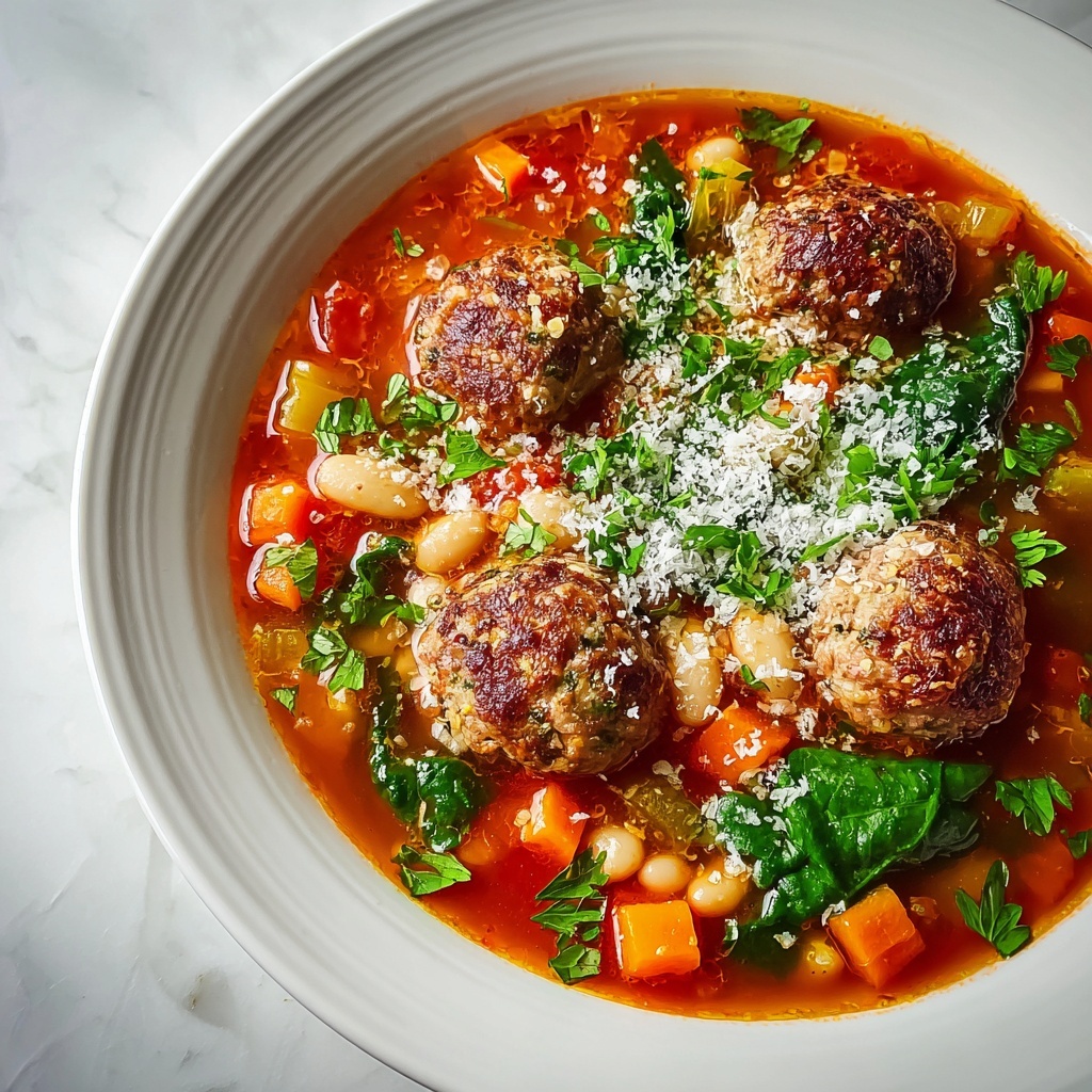 Italian Meatball Soup Recipe - Recipe Image