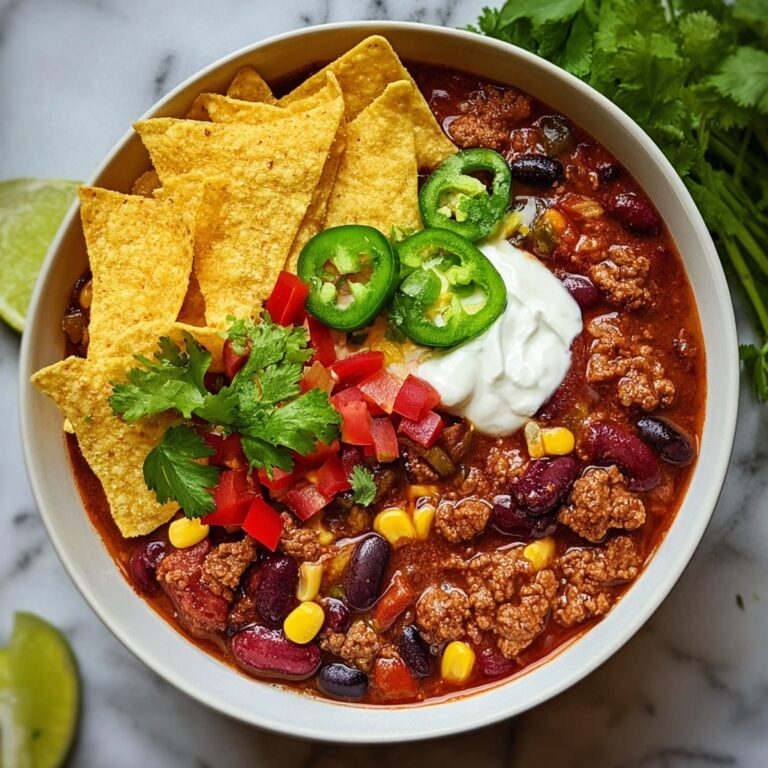 Spicy Mexican Taco Soup with Beans Recipe