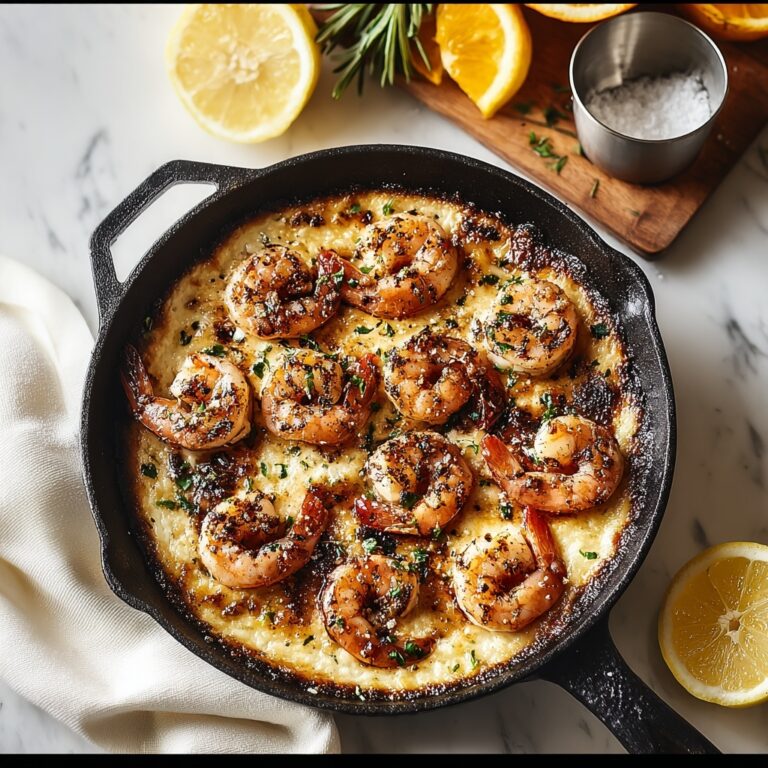Garlic Parmesan Roasted Shrimp Recipe