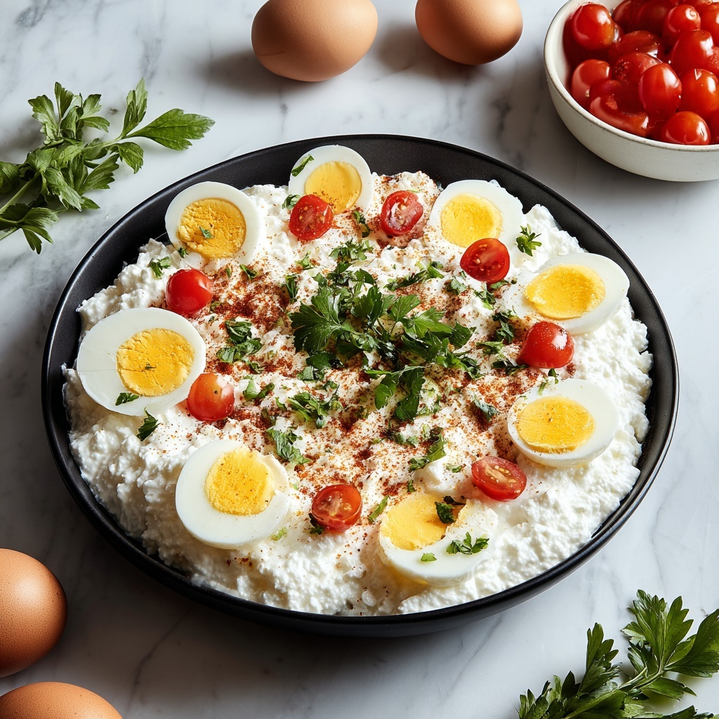 High Protein Cottage Cheese Egg Salad Recipe - Recipe Image