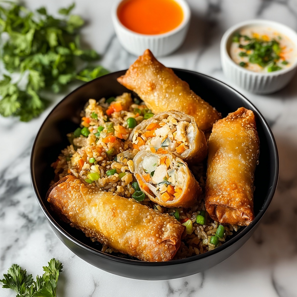Chicken Egg Rolls Recipe - Recipe Image