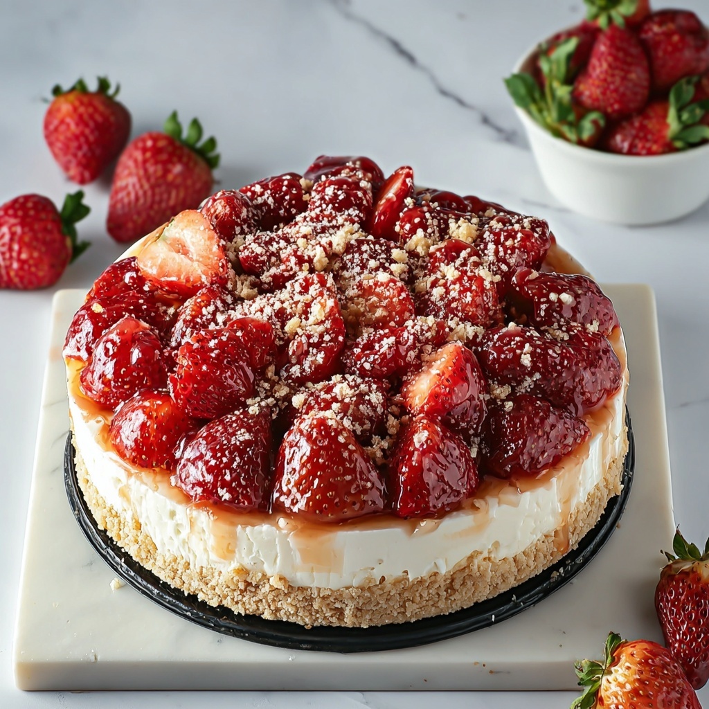 Strawberry Cheesecake Dump Cake Recipe - Recipe Image