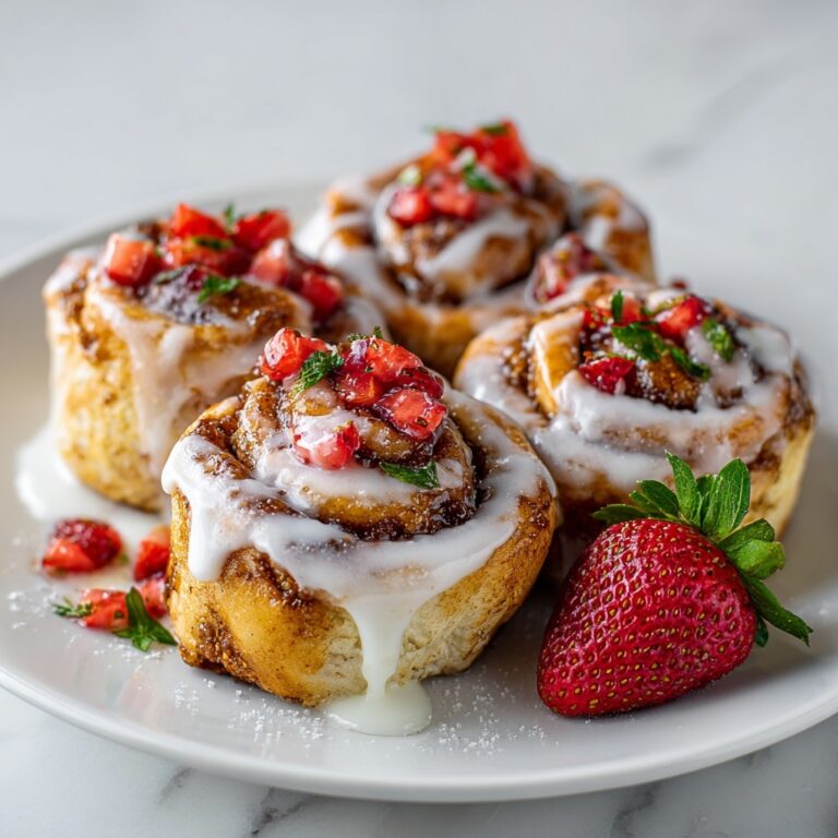 Strawberry Cheesecake Cinnabon Rolls Recipe