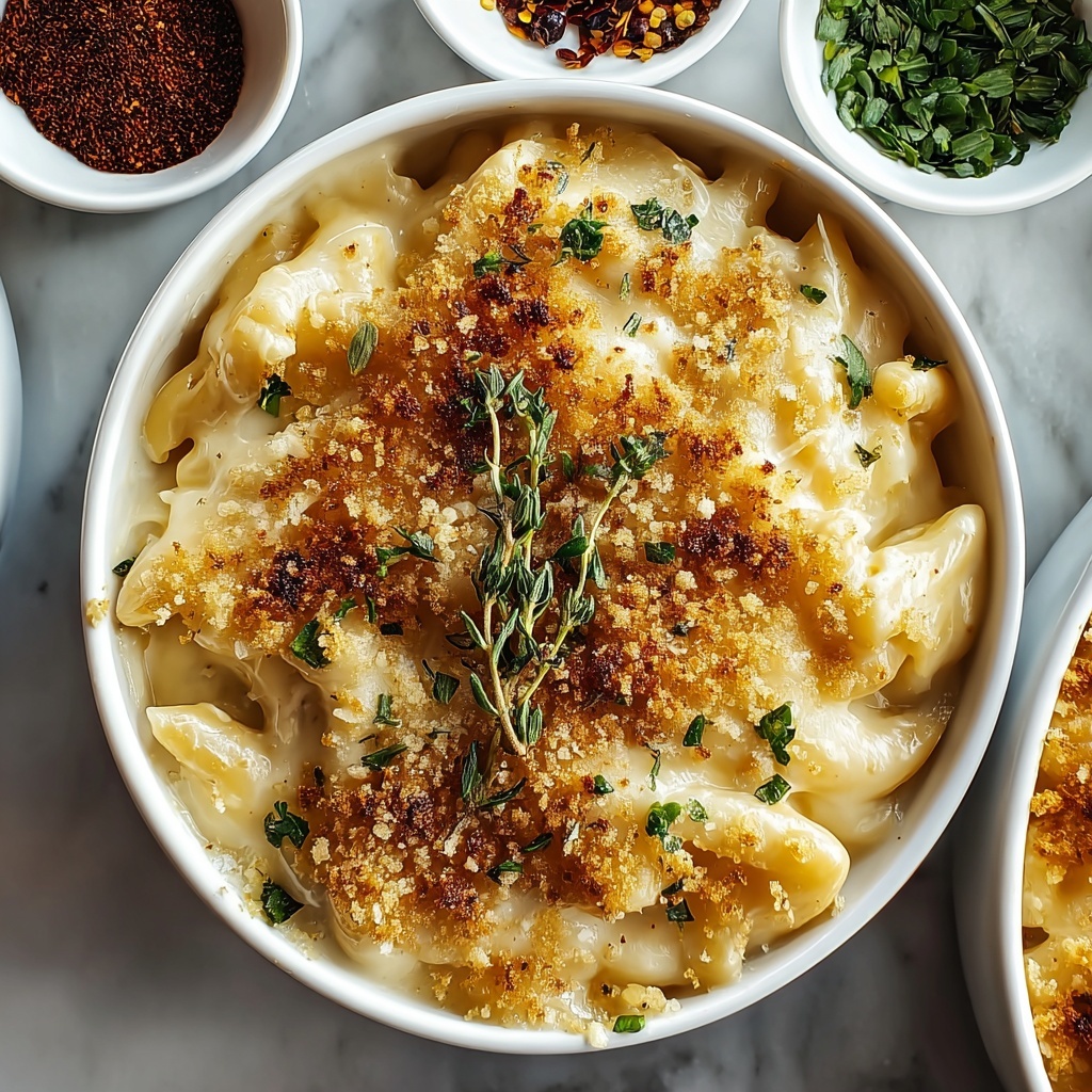 Creamy Chicken Ranch Macaroni and Cheese Recipe - Recipe Image