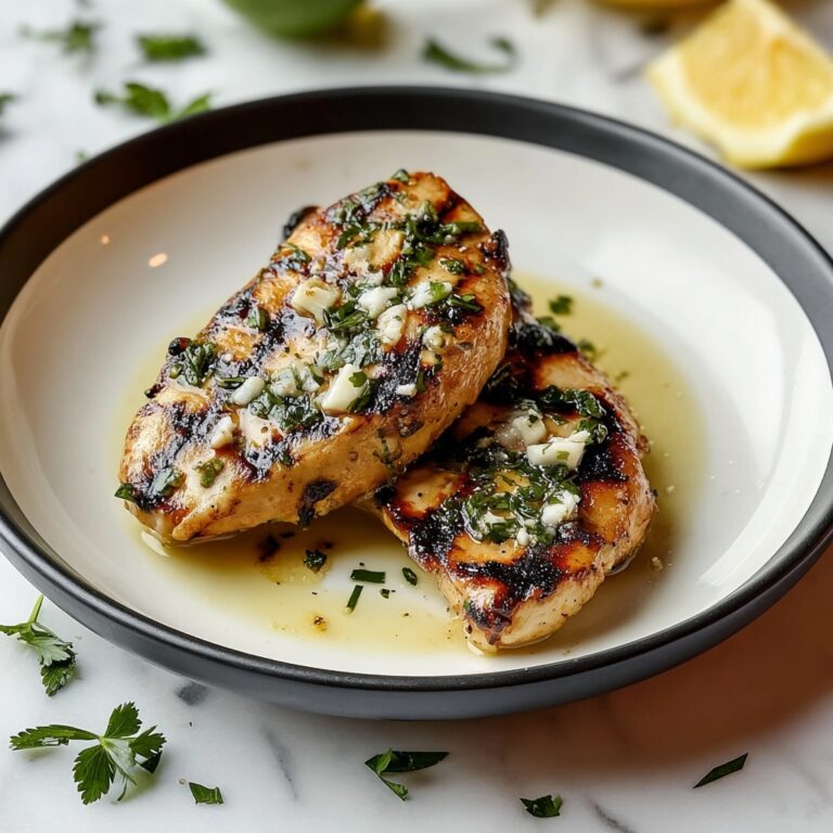 Garlic Parmesan Grilled Chicken Recipe