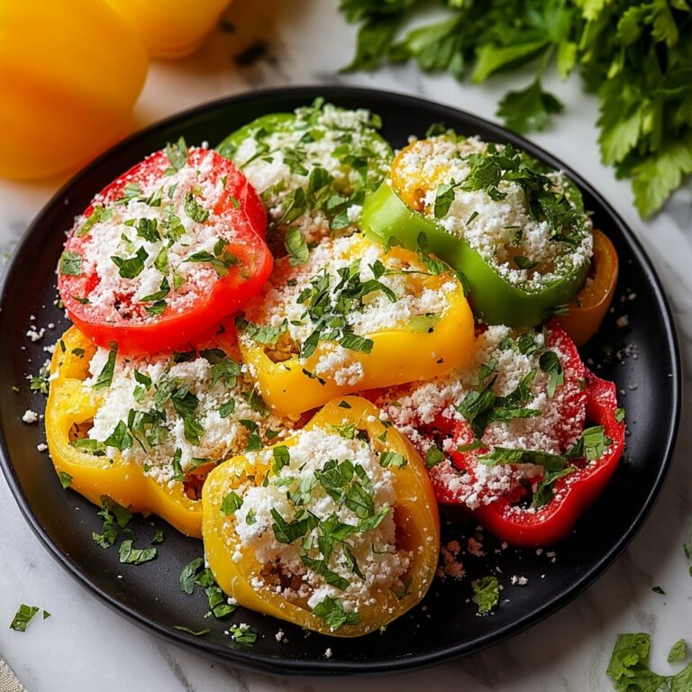 Tricolor Bell Pepper Salad Recipe