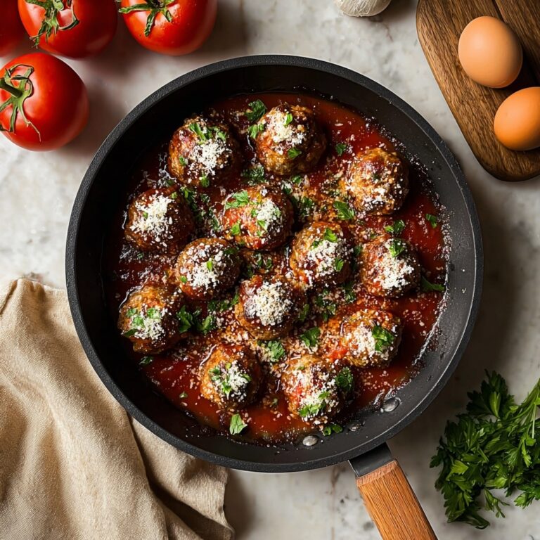 Chicken Parmesan Meatballs Recipe