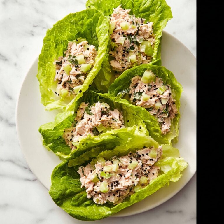 Tuna Salad Lettuce Wraps Recipe