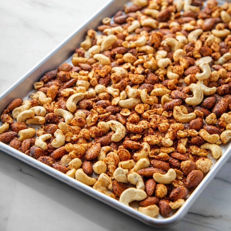 Spiced Ramen Snack Mix with Nuts and Baharat Recipe