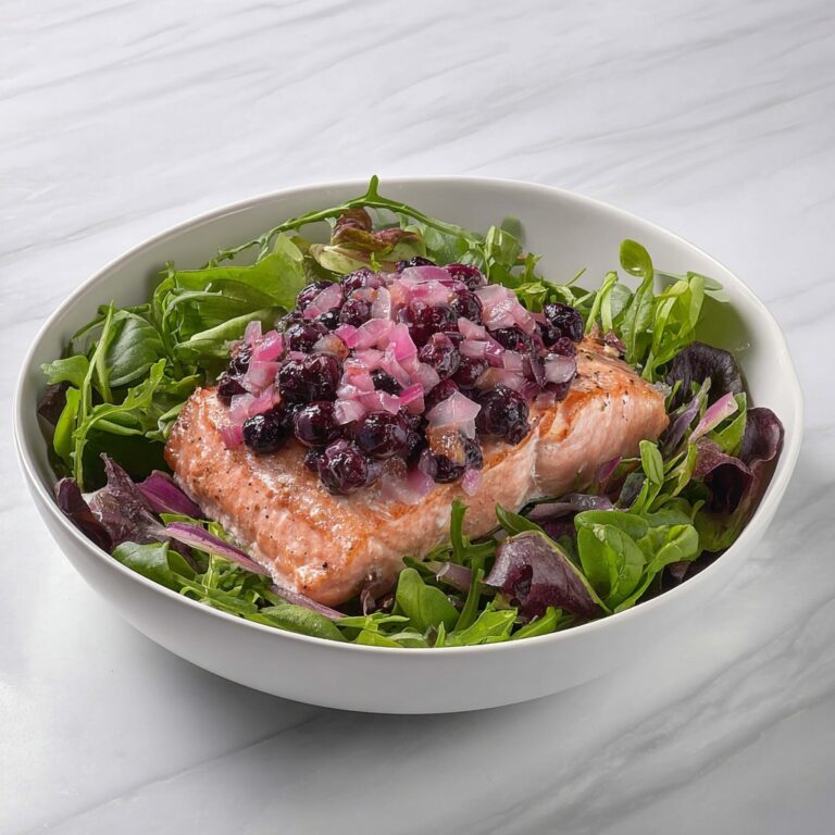Salmon with Blueberry Sauce Recipe