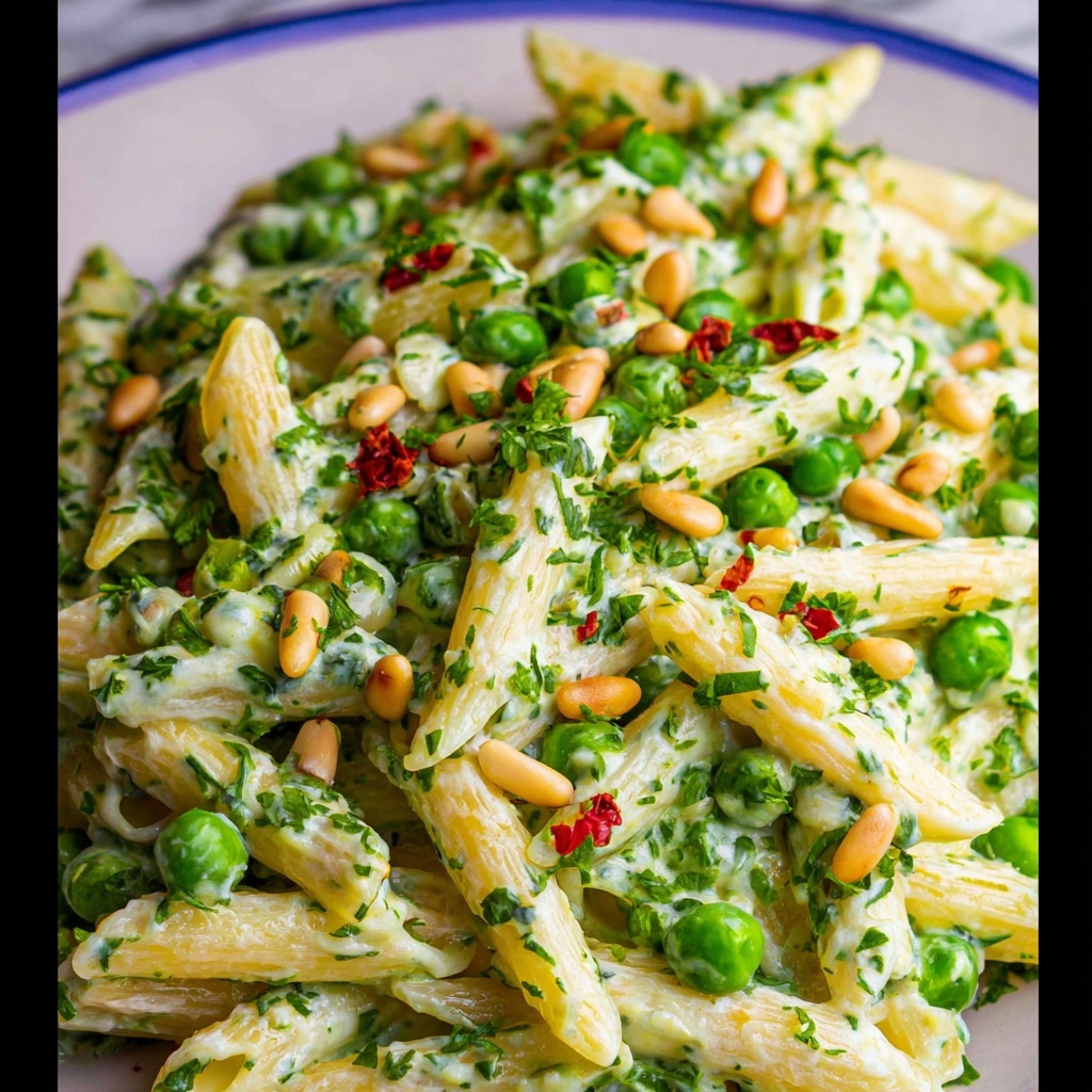 Lemon Ricotta Pasta with Fresh Peas Recipe - Recipe Image