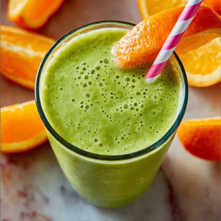 Green Orange Julius Smoothie Recipe
