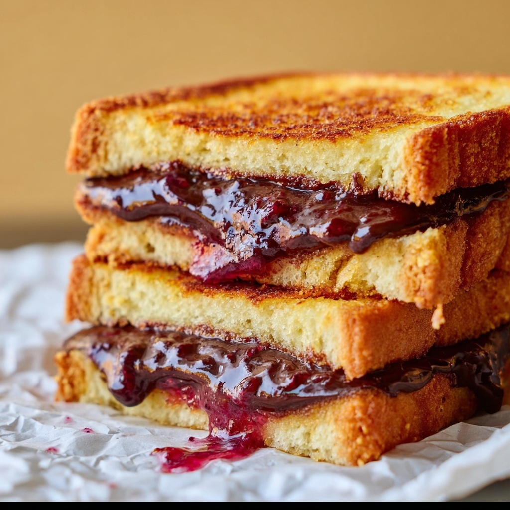 Raspberry Nocciolata Grilled Sandwiches Recipe - Recipe Image